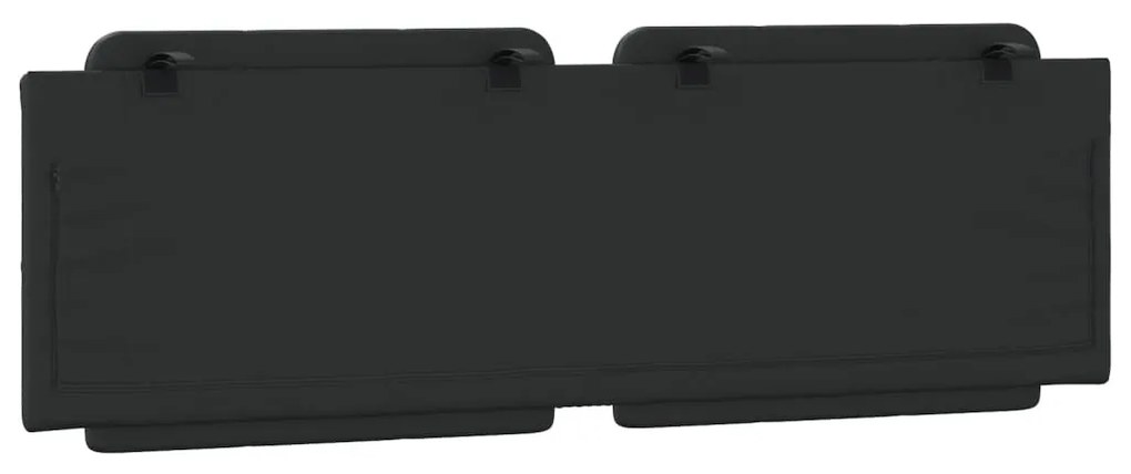 fekete műbőr fejtámla párna Zadar 160 cm