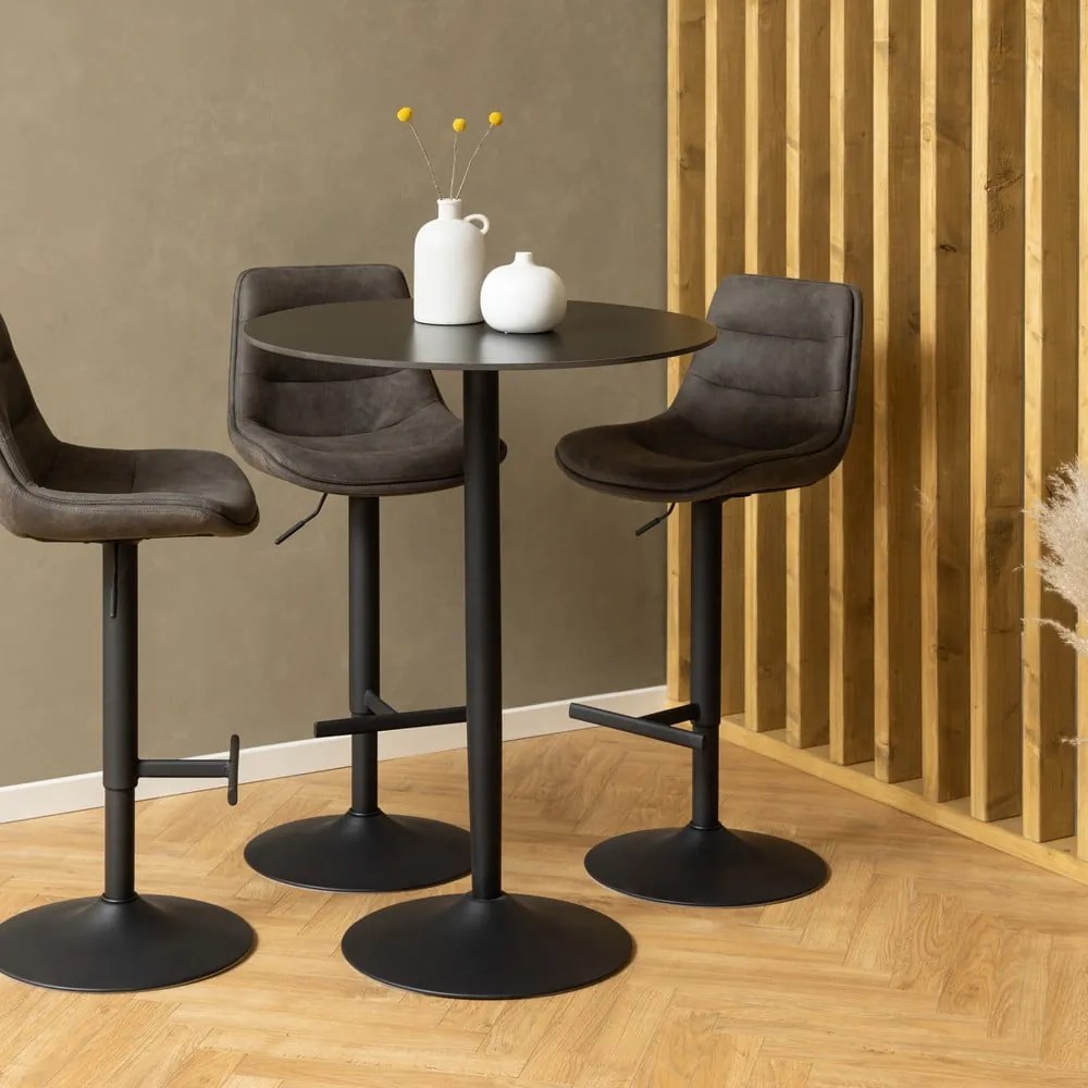 Sötétzöld állítható magasságú bárszék (ülésmagasság 86 cm) Adisa – Actona