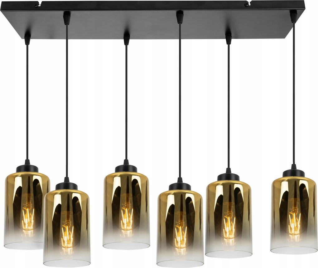 Mennyezeti Lámpa Lógó Csillár Glamour Üveg Díszléc Nappali Étkező