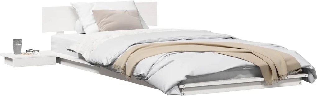 vidaXL Ágykeret Barna 75 x 190 cm faszínű