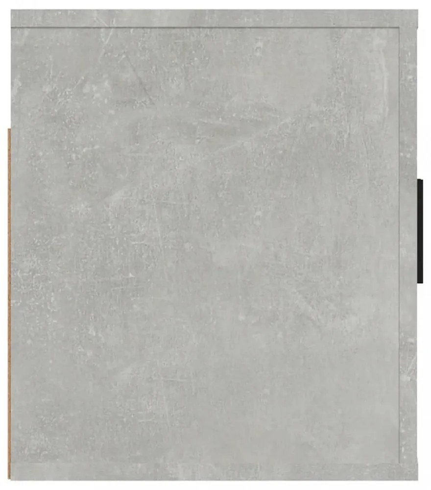 betonszürke fali TV-szekrény 80x34,5x40 cm