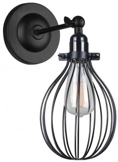 Italux LESTO MBM-2676/1 BK Fali lámpa 1x40W/E27