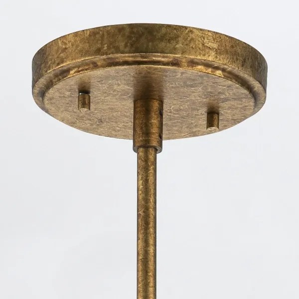 Elstead KRISTY-MP-DG-OPAL - KRISTY rúdon függő csillár 1xE27/40W/230V átm.15,2cm rézszínű