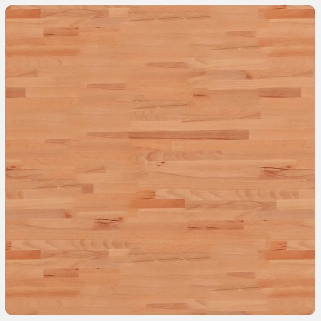 tömör bükkfa négyzet alakú asztallap 90x90x4 cm