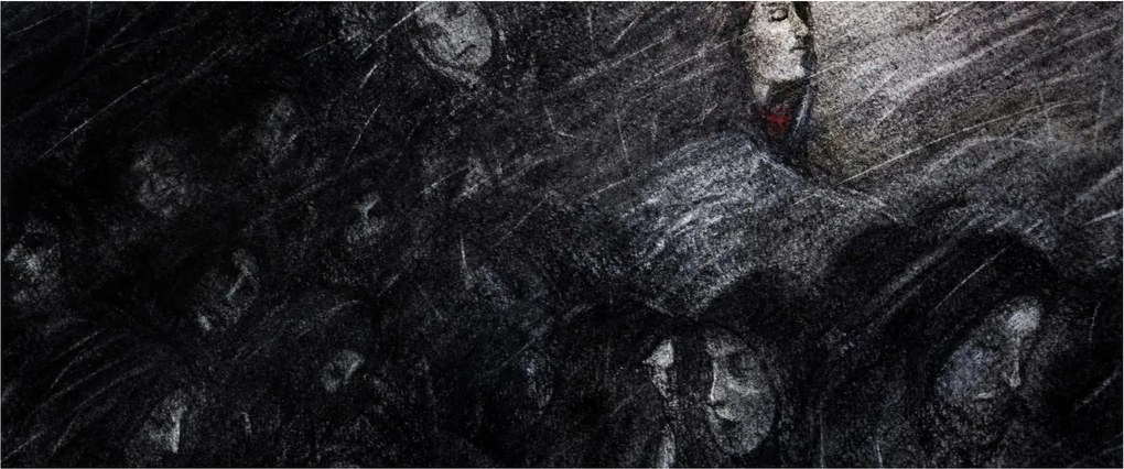 Kép - Szomorúság és lemondás (120x50 cm)