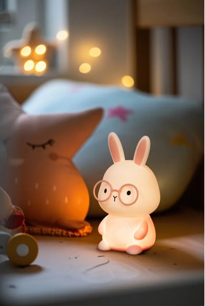 Világos rózsaszín gyerek éjjelilámpa Josie – Fischer &amp; Honsel