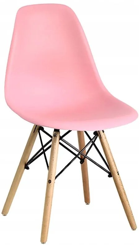 Skandináv stílusú étkezőszékek 4db rózsaszín Classic