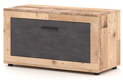 LUNA2 GAR.SZAFKA NA BUTY 1D OLD STYLE LIGHT/MATERA