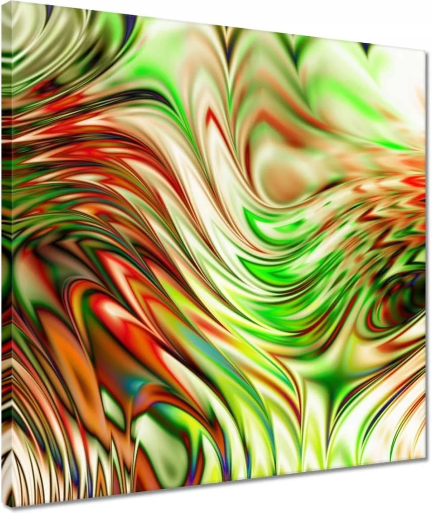 Vászonkép 40x40 Színes hullámok