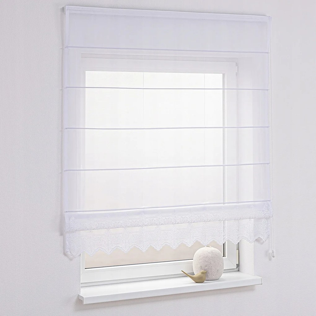 Kész Voile Függönyroló Modena 160x180cm fehér