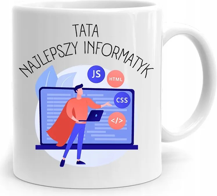 Apák Napi Bögre Apáknak A Legjobb Informatikus Nyomtatott Fotóval