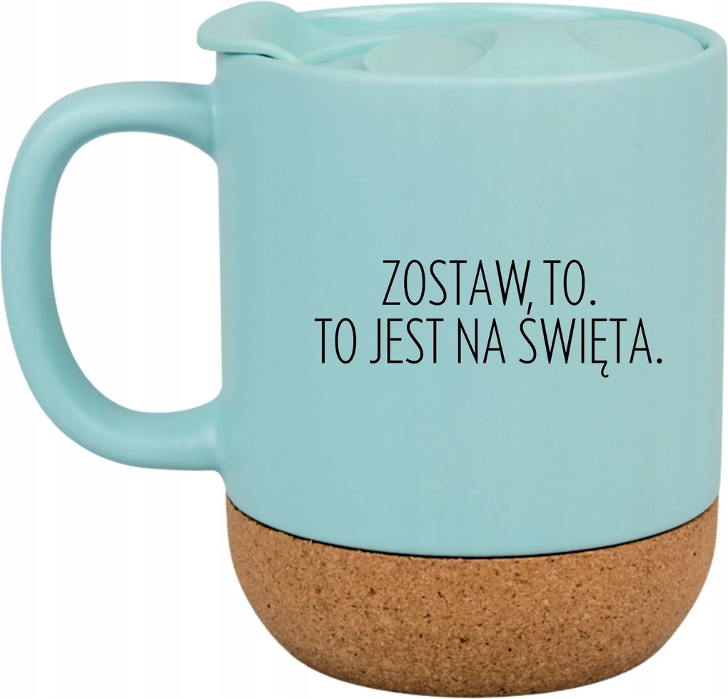 Kék Bögre Vicces Ajándék Anyák Napjára, Hagyd Ezt Karácsonyra.