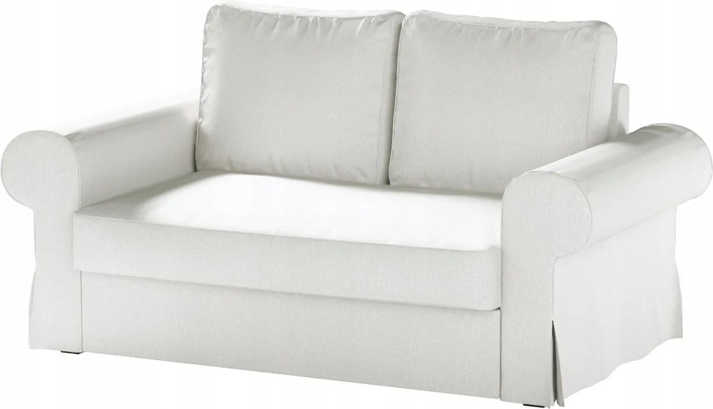 Dekoria Backabro 2 személyes összecsukható kanapé huzat Ikea fehér