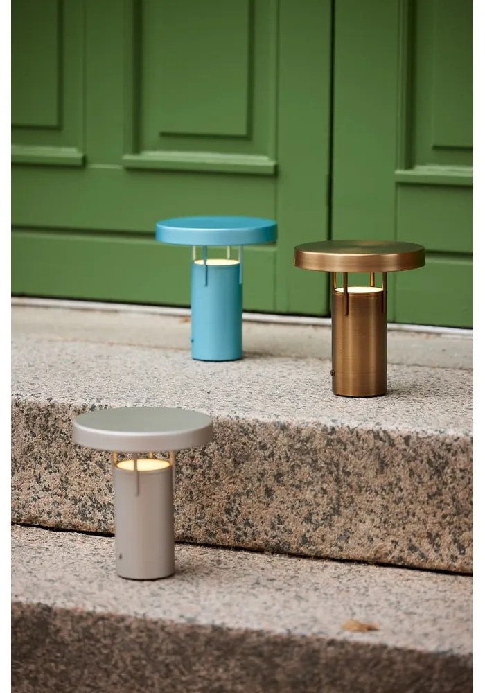 Kék LED dimmelhető asztali lámpa (magasság 20 cm) BringMe – Hübsch