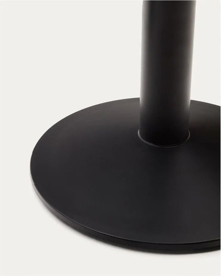 Fém kerek kerti étkezőasztal 68x68 cm Esilda – Kave Home