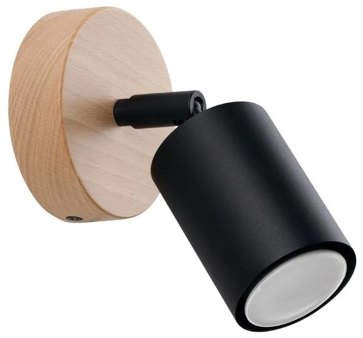 Sollux SL.1290 - Fali spotlámpa VERDO 1xGU10/10W/230V fekete