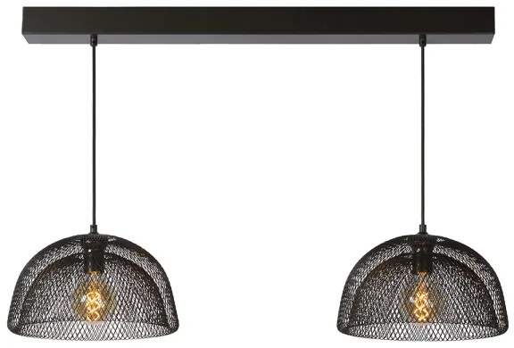 Lucide 78387/02/30 - Csillár zsinóron MESH 2xE27/60W/230V