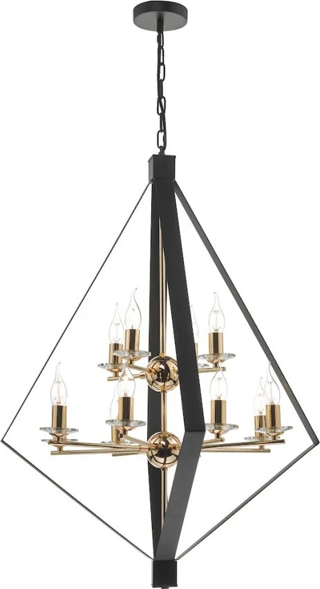 Dar Lighting NEYAH NEY1254 Függőlámpa 12x60W/E14 IP20