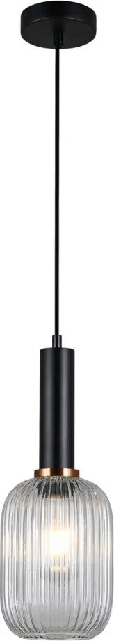ITALUX PND-5588-1M-BK-CL ANTIOLA Modern Függesztett Lámpa E27 IP20