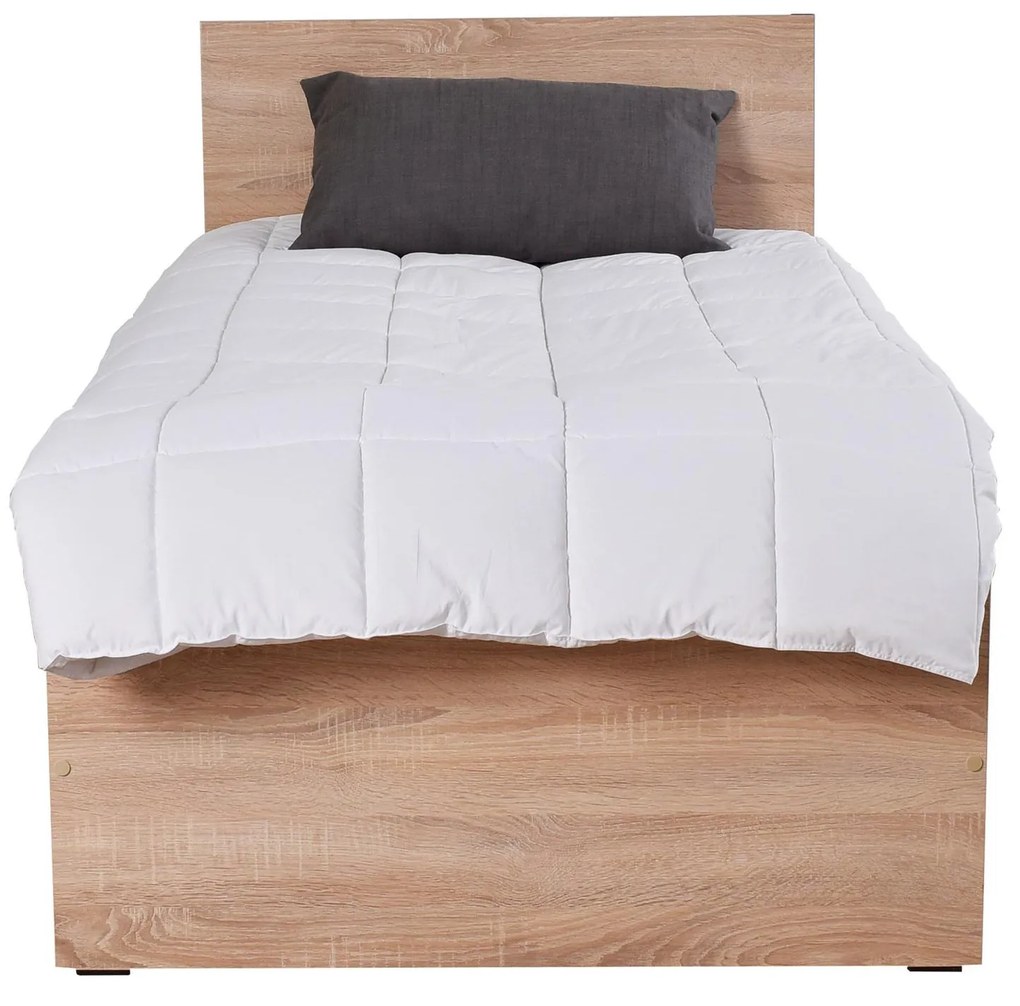 Egyszemélyes ágy 90 cm Krynalona 1 (ágyráccsal) (szonoma tölgy). 1108499