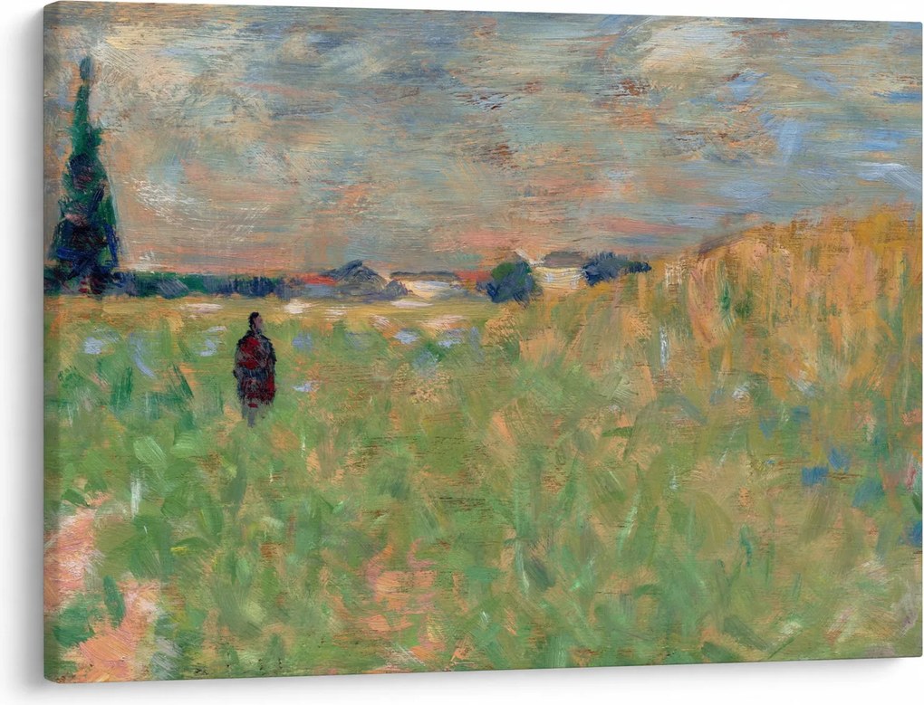 Kép - Georges Seurat, A Summer Landscape, reprodukciók (70x50 cm)