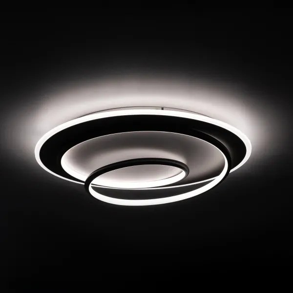BRILAGI - Dimmelhető LED mennyezeti lámpatest FLARE LED/70W/230V átm. 50 cm fehér/fekete + távirányító