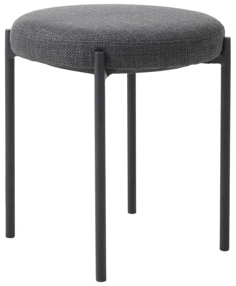 Sötétszürke fém ülőke Pelican – Unique Furniture