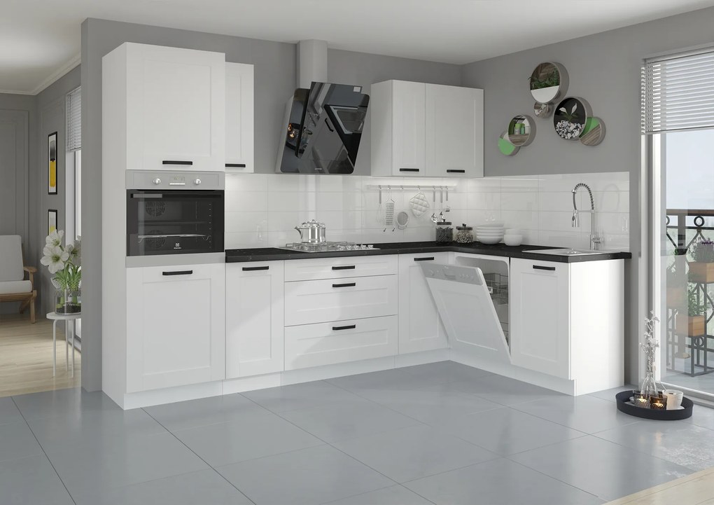 Felső szekrény, fehér, LULA 40 NAGU-36 1F