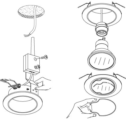 Eglo 94236 - SET 3x LED Beépíthető lámpa PENETO 3xGU10-LED/3W/230V