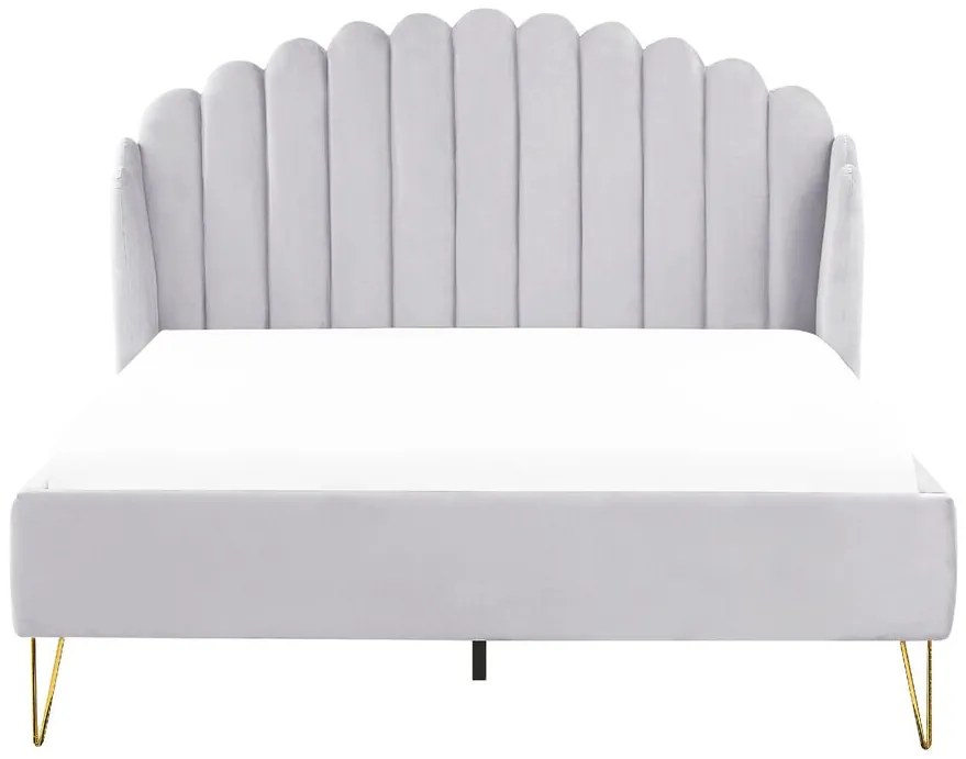 Franciaágy 140 cm Chaza (szürke). 1077497