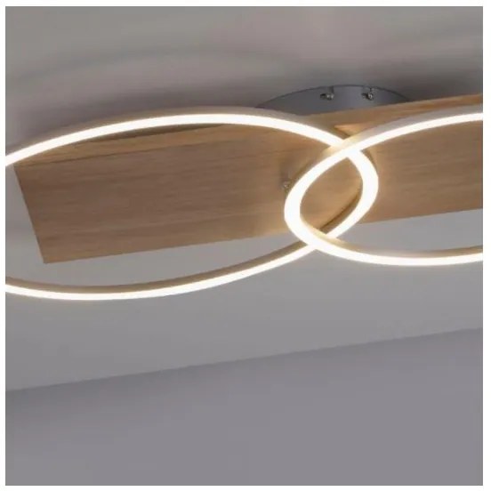 Paul Neuhaus 8329-79 - LED Dimmelhető felületre szerelhető csillár PALMA LED/26W/230V + távirányító