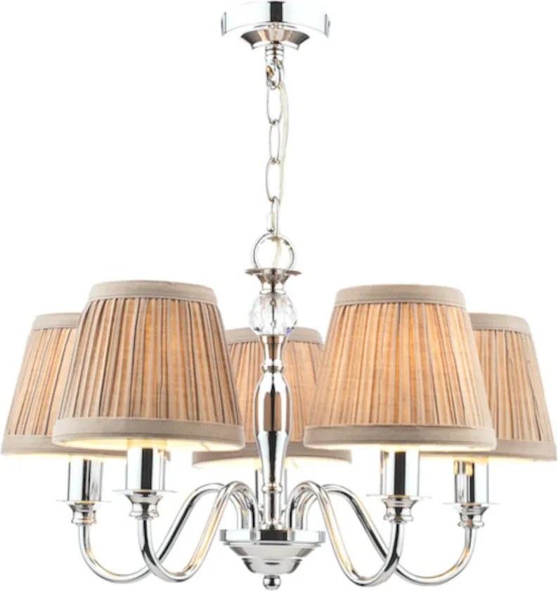LAURA ASHLEY 3743659-Q ELLIS Kristály Csillár Csiszolt króm E14 IP20