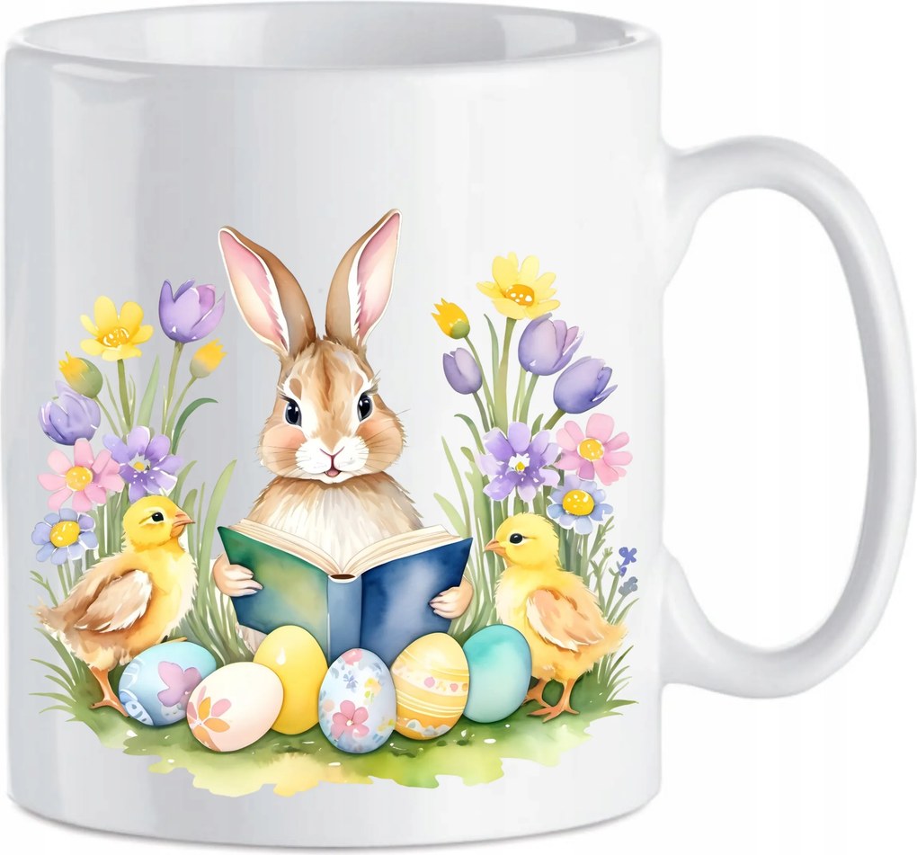 Húsvéti Bögre Kerámia Nyuszi Húsvéti Dekoráció