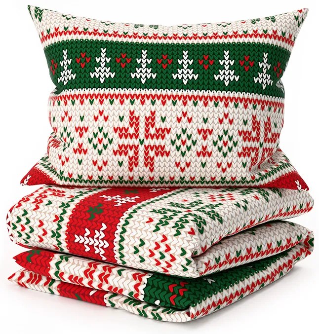 Mikroszálas ágyneműhuzat FROSTED CHRISTMAS színes Ágyneműhuzat mérete: 70 x 90 cm | 140 x 200 cm