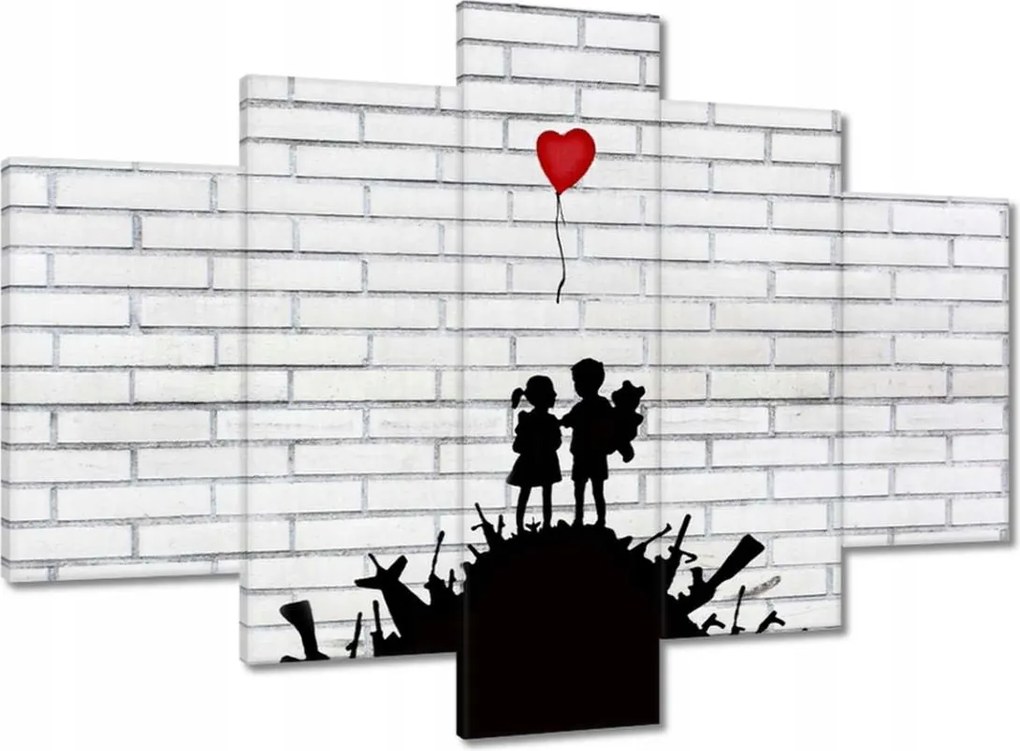 Képek 150x105 Banksy Hegyi fegyver léggömb