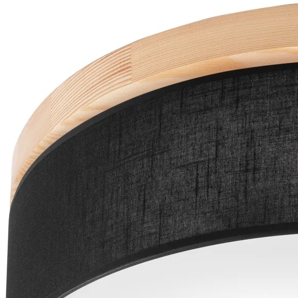 Brilagi - LED Mennyezeti lámpa BELLADONNA 3xE27/15W/230V fekete/fenyő