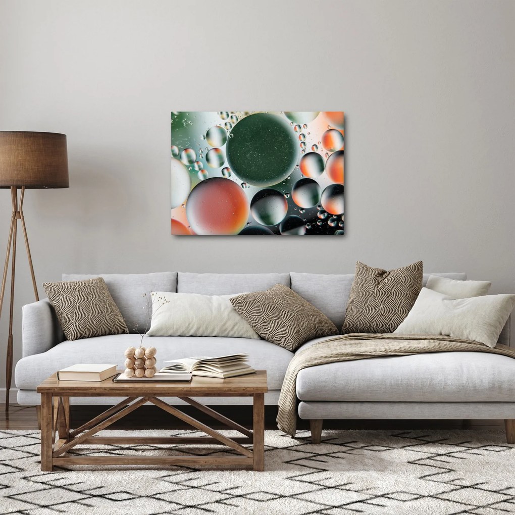 Absztrakt kép - buborékok (70x50 cm)