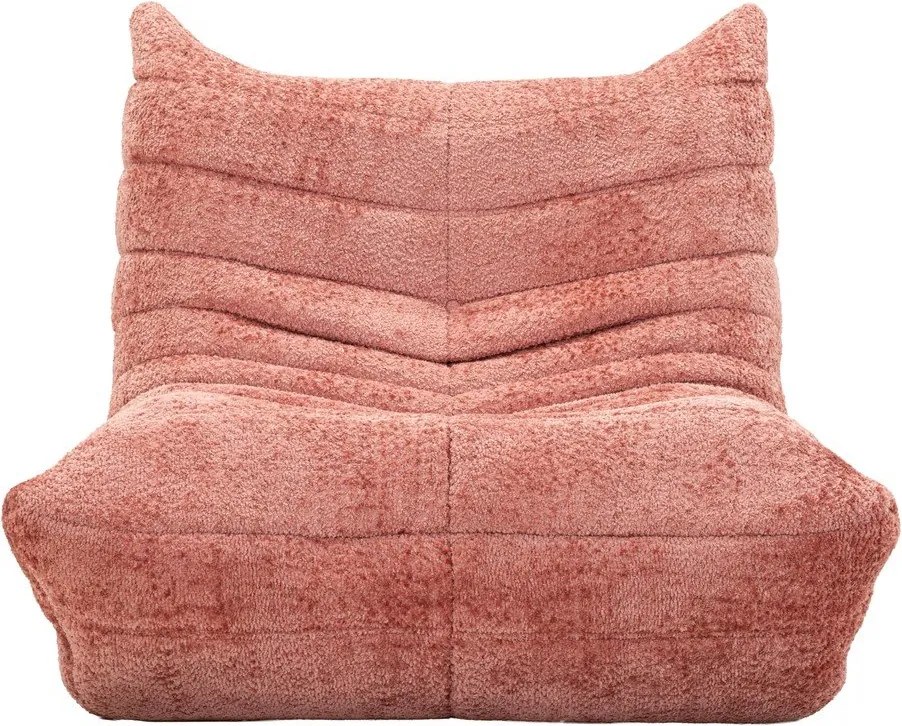 Rózsaszín buklé babzsákfotel Mask – Mauro Ferretti