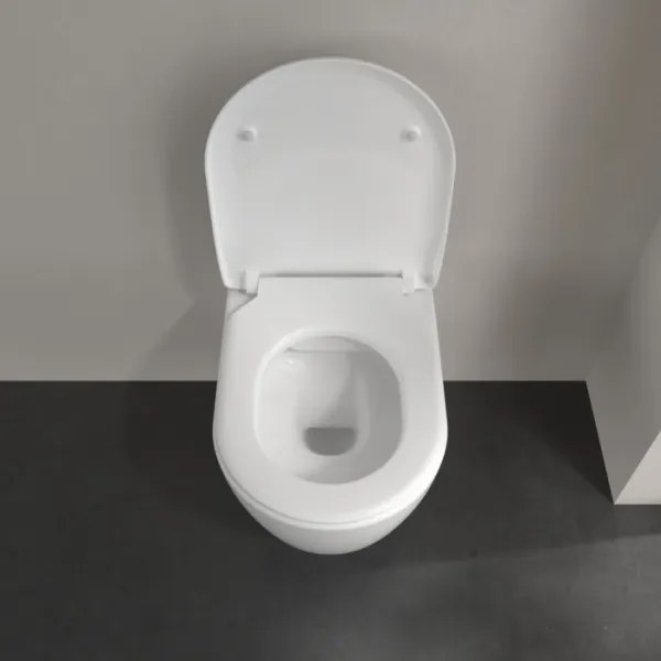 Villeroy & Boch 5656RS01 - AVENTO falra szerelhető WC SoftClose ülőkével, kerámia/fehér