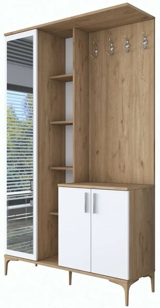 Ewe White and Walnut előszoba szett