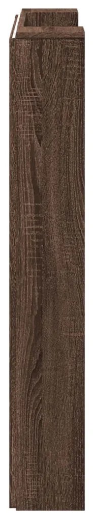 Fejtámla polcokkal Barna Tölgy 100 x 16,5 x 103,5 cm Faanyag