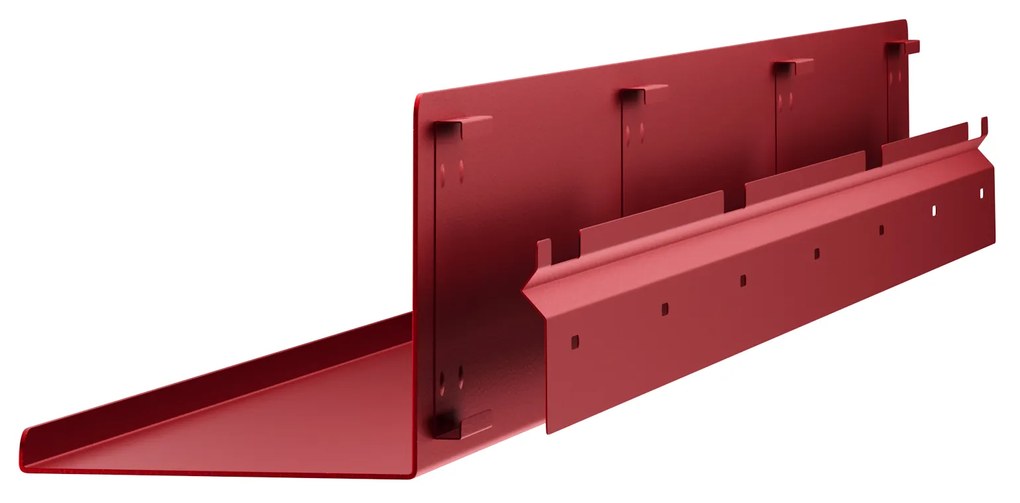 JOANNE fali polc 1200 mm, Modern: piros