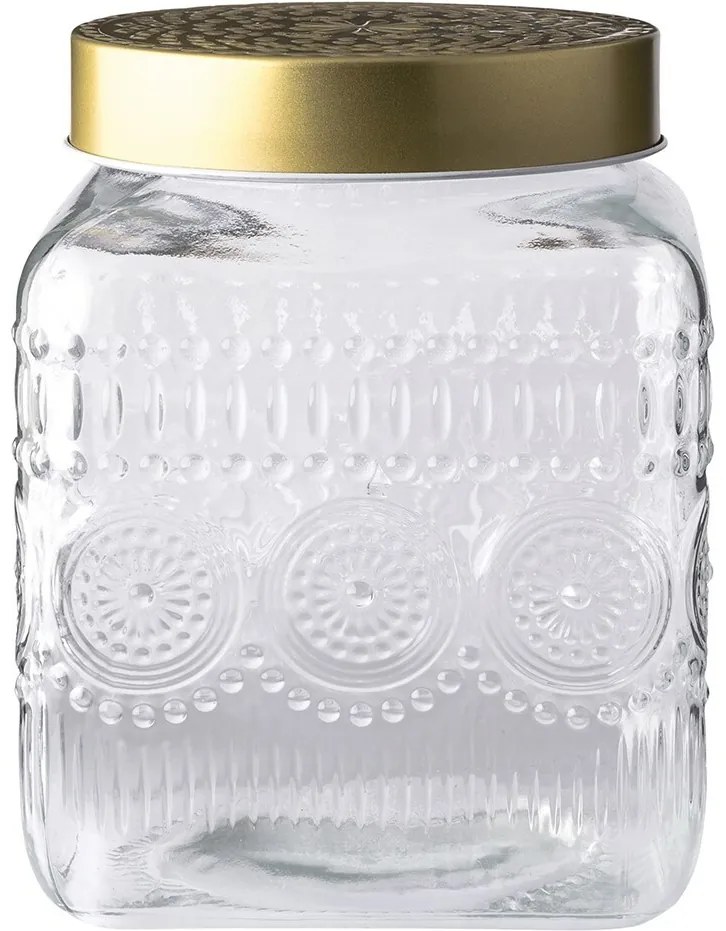Altom Üvegedény szett arany fedéllel Daisy 1,8 l,4 db, 1,8 l