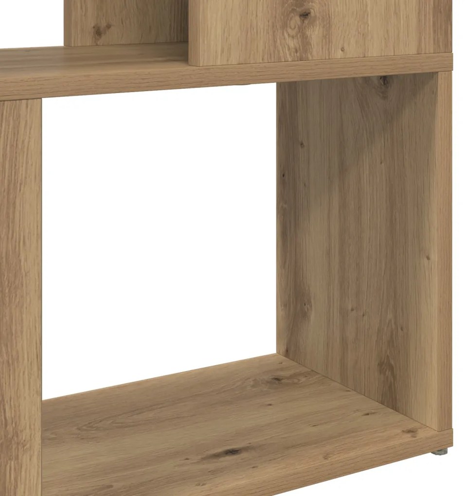 TV Állvány Mesteri Tölgy Lapraszerelt fa 80 x 24 x 155 cm