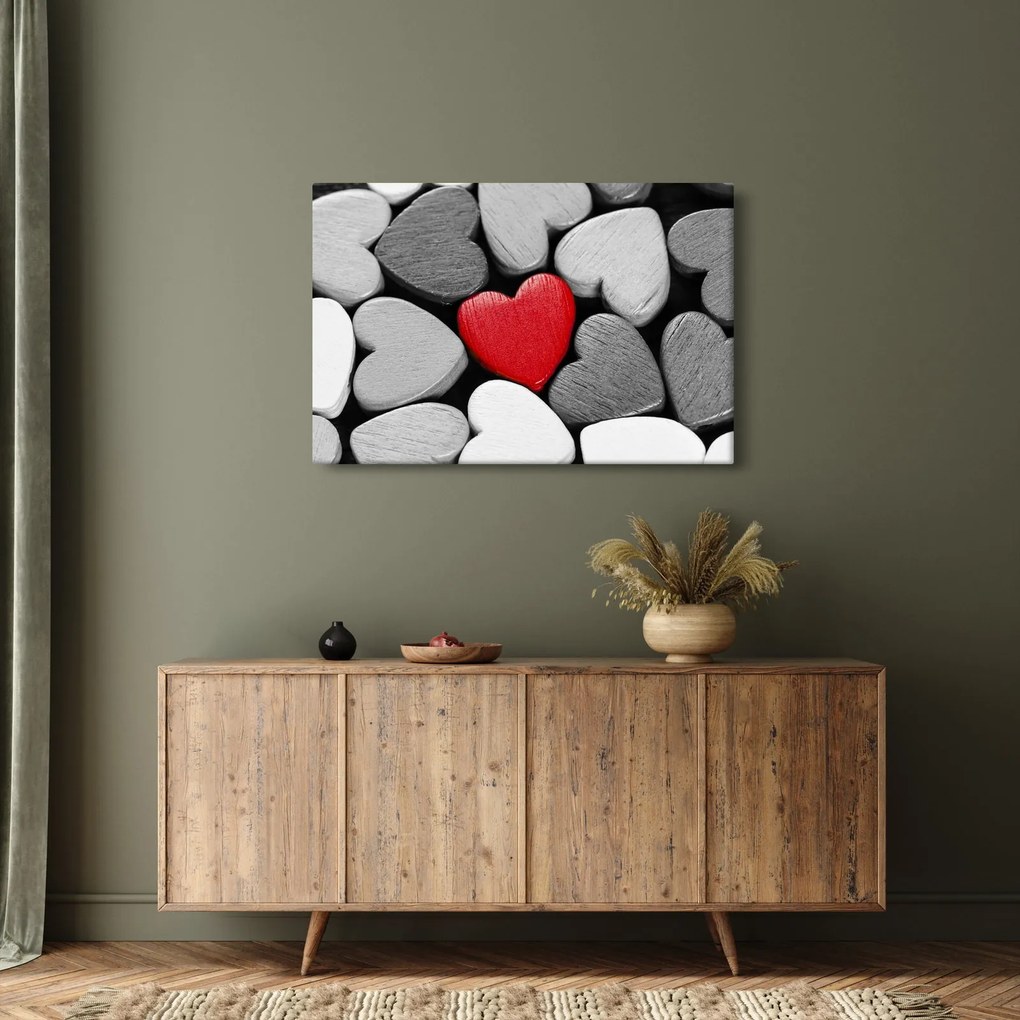 A fa szívék képe (90x60 cm)