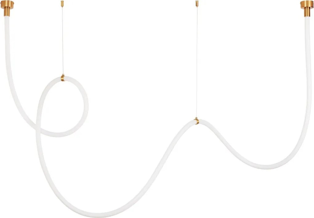 Step Into Design SNAKE MD1021-4 gold Függőlámpa 1x60W/LED 3000K IP20