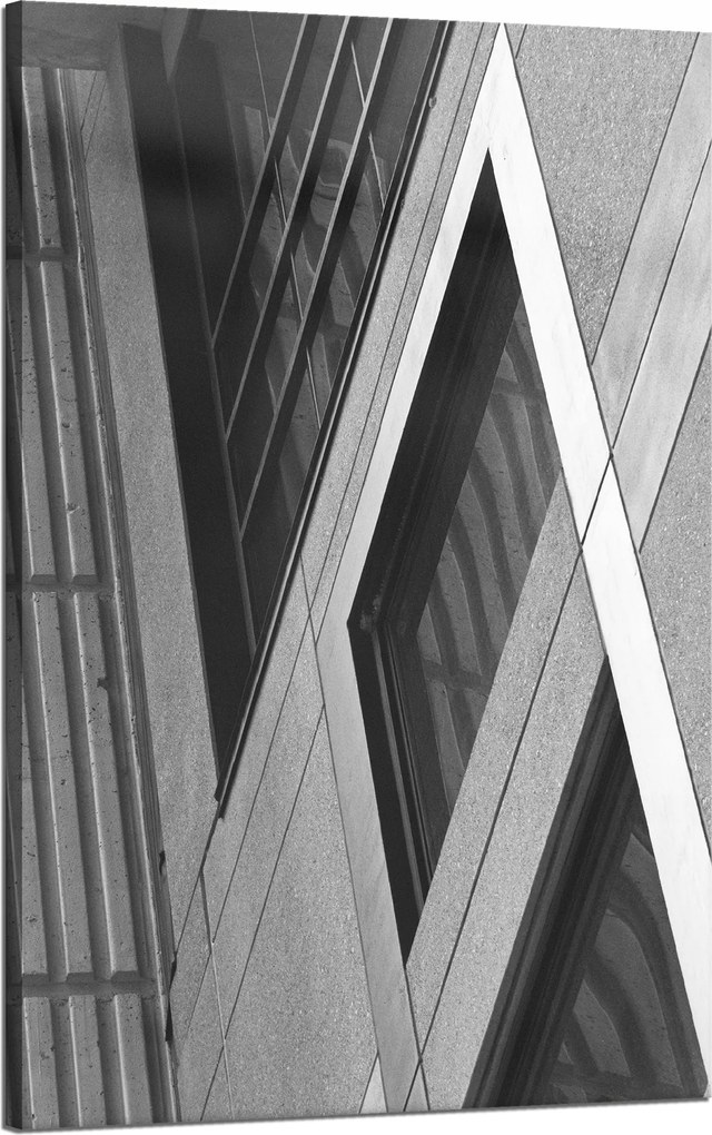 Vászonkép Beton építészet 50x80 cm