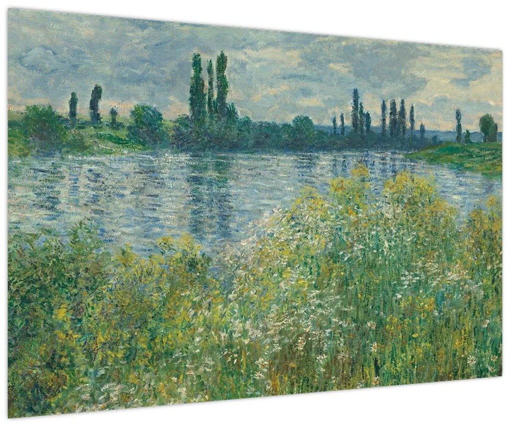 Kép - Claude Monet, Banks of the Seine, reprodukciók (90x60 cm)