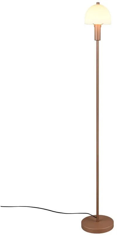 Bronzszínű állólámpa üveg búrával (magasság 120 cm) Glenn – Reality