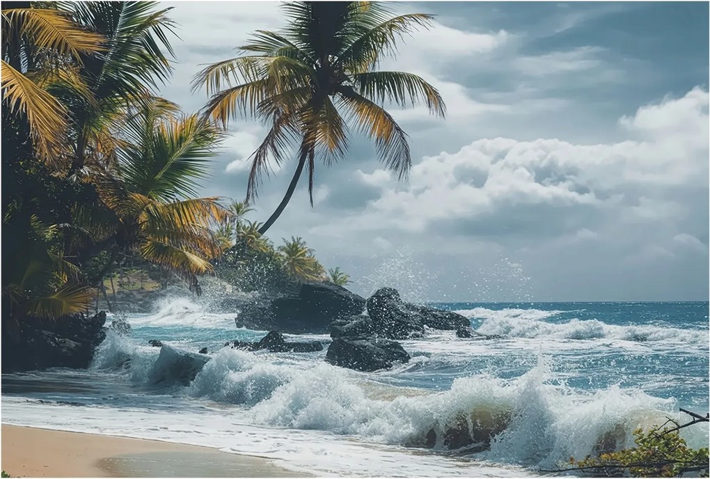 Flizelin fotótapéta Flizelin Design Egzotikus tengerpart 104x70